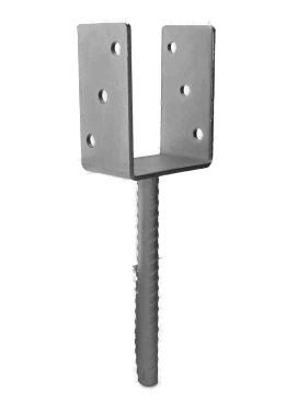 TK-rögzítő perem U2 keskeny 71x60x4,16x250mm