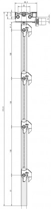 LEHMANN Rúd SVS ELEVON típus 7 (0+4 magasság 515 mm)
