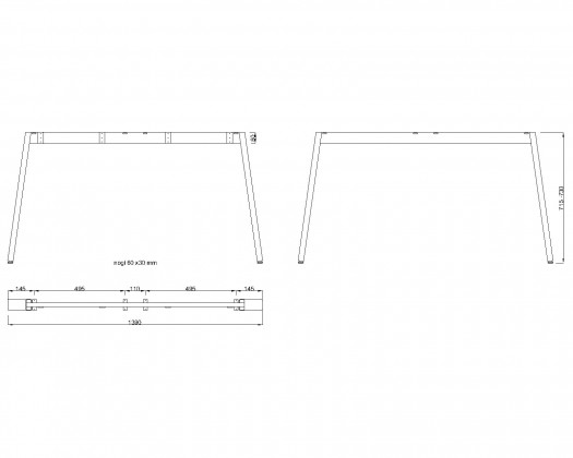 MILADESIGN lábazat Mobilar M6314–S antracit MILADESIGN lábazat Mobilar M6314–S antracit
