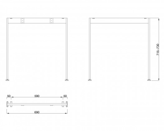 MILADESIGN lábazat Mobilar M6207 ezüst MILADESIGN lábazat Mobilar M6207 ezüst