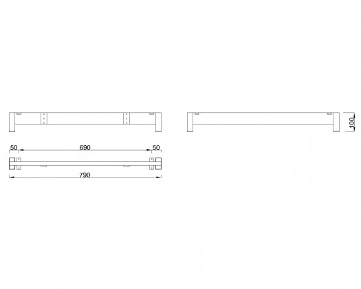 MILADESIGN lábazat alacsony Mobilar M6308-K ezüst MILADESIGN lábazat alacsony Mobilar M6308-K ezüst
