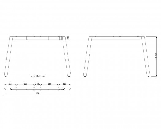 MILADESIGN lábazat Mobilar M5412T–S ezüst MILADESIGN lábazat Mobilar M5412T–S ezüst