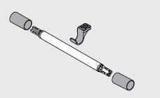 BLUM 20Q153ZN Aventos HS stabilizáló rúd hosszabbító eleme