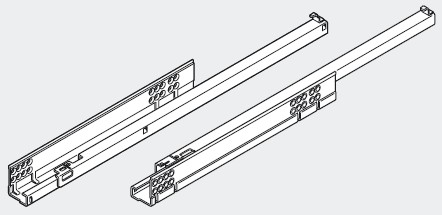 BLUM 560H3200B Tandem teljeskihuzású fióksín 320mm csillapított