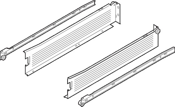 BLUM 320M4000C15 Metabox 86/400mm szürke