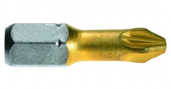 BOSCH 2607001594 bit PZ2 TIN 25mm MAX GRIP