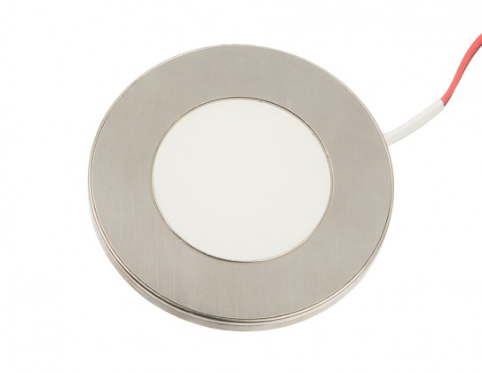 LED spotlámpa BAILEN 12V 3W csiszolt acél/hideg fehér