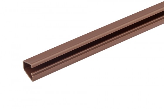 StrongLumio kábelcsatorna 12x7mm öntapadó sötét fa imitáció 2m
