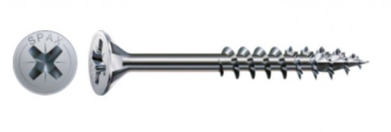 SPAX csavar M 5x80/46 besüllyeszthető fej pozdorja, W,4C,részleges menet