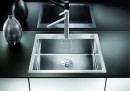 BLANCO 523394 mosogató BLANCO CLARON 700-IF / A DX nemesacél Durinox®