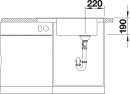 BLANCO 524845 mosogató ELON XL 6 S szürke kő SILGRANIT® PuraDur®, excenter nélkü