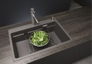 BLANCO 525186 mosogató ETAGON 8 kávé SILGRANIT® PuraDur®