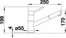 BLANCO 525040 csaptelep KANO-S fehér / króm
