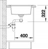 BLANCO 524950 mosogató LEXA 8 antracit SILGRANIT® PuraDur®