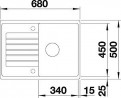 BLANCO 524721 mosogató ZIA 45 S kompakt antracit SILGRANIT® PuraDur®