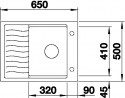 BLANCO 524824 mosogató ELON 45 S antracit SILGRANIT® PuraDur®