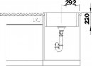 BLANCO 525162 mosogató ETAGON 6 fekete PuraPlus® kerámia