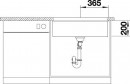 BLANCO 525167 Mosogató ETAGON 700-U antracit excenter nélkül Silgranite InFino