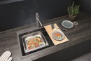 BLANCO 525188 mosogató ETAGON 8 szürke kő SILGRANIT® PuraDur®