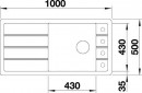 BLANCO 524803 mosogató FARON XL 6 S antracit SILGRANIT® PuraDur®