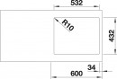 BLANCO 524107 Mosogató Subline 500-IF antracit InFino kézikönyv SilgranitPura
