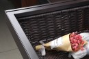 StrongWire fonott kosár kerettel és csillapított kihúzással, 900mm, barna