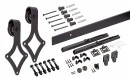K-StrongLine Barnio készlet 2m Square csillapítással, 30-40mm fekete matt