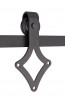 K-StrongLine Barnio Square 3m-es csillapítás nélkül, 30-40mm fekete matt