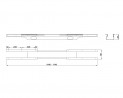 MILADESIGN csatorna szabá.Linear LN0001 ezüst