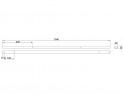 MILADESIGN csatorna Linear LN1604 antracit