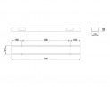 MILADESIGN csatorna függ.Linear LN0004 ezüst