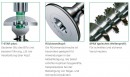 SPAX csavar 3,5x40 lapos fej T10