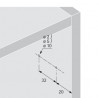 HETTICH 9239087 P2Os pántokhoz  (elektromos), sötétszürke