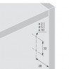 HETTICH 9239087 P2Os pántokhoz  (elektromos), sötétszürke