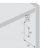 HETTICH 9239087 P2Os pántokhoz  (elektromos), sötétszürke