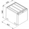 FRANKE Sorter Cube 40 kézi kihúzású