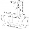 FRANKE Odsavač FPJ 625 V BK/SS nerez/černé sklo