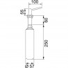 FRANKE Tartozék 119.0084.687 mosogatószer adagoló Basic