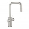 GROHE Blue Home Supersteel, startovní sada s výpustí tvar U 31543DC0