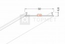 StrongLumio takaró profil C10 átlátszó 2000mm