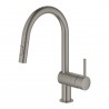 GROHE 32321AL2 Baterie Minta C-výpusť s duální sprškou kartáčovaný Hard Graphite