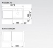 BLANCO 523929 Mosogató Zenar XL 6S-f fehér InFino excenterrel Silgranit PuraDur
