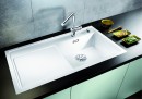 BLANCO 523929 Mosogató Zenar XL 6S-f fehér InFino excenterrel Silgranit PuraDur
