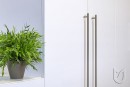 TULIP Fogantyú Hrazda 128/168 nikkel csiszolt + csavar