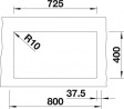 BLANCO 523578 Mosogató Subline 350/350-U fehér InFino kézikönyv SilgranitPuraDur