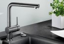BLANCO 526148 LINUS-S csaptelep fekete silgranite®-look
