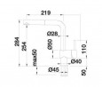 BLANCO 526148 LINUS-S csaptelep fekete silgranite®-look