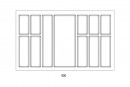 Evőeszköztartó Classico Kristall softTouch 90 (822 x 474 mm) fekete
