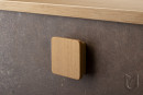 TULIP Gomb Square fekete+csavar