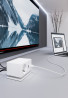 VersaQ  1x 230V, USB A+C 5V, Qi vezeték nélküli töltő, fehér, Schuko